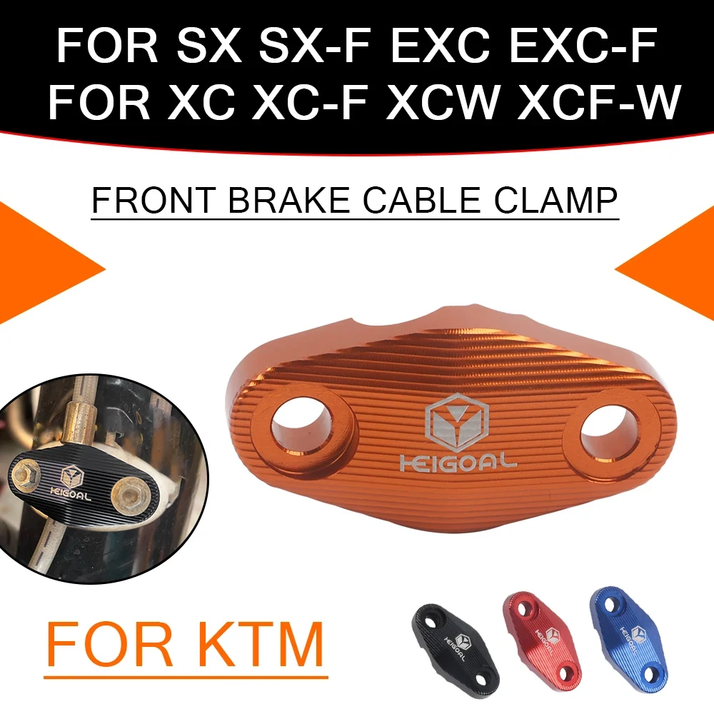 

For KTM 85 125 150 250 300 350 450 500 SX-F SXF EXC XCW XCF EXCF XCFW XC-F Accessories Rear Brake Cable Clamp Guide Hose Holder