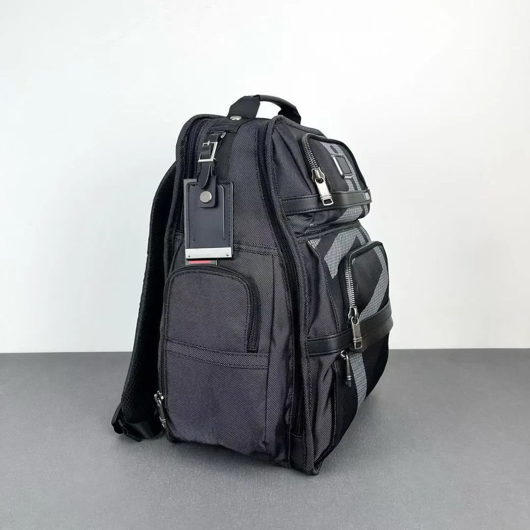 New Men's Alpha3 Series Business Travel Computer Backpack Nylon Fabric Expandable Usb Bag Large Capacity 2603580