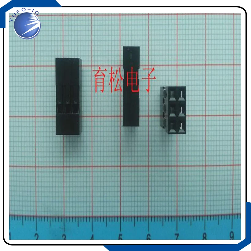20PCS 2*3Pin Du pont 2.54MM 2*3 Dupont Connector 2x3 Dupont Plug 2X3PIN Shell Jumper Female 2.54-3P