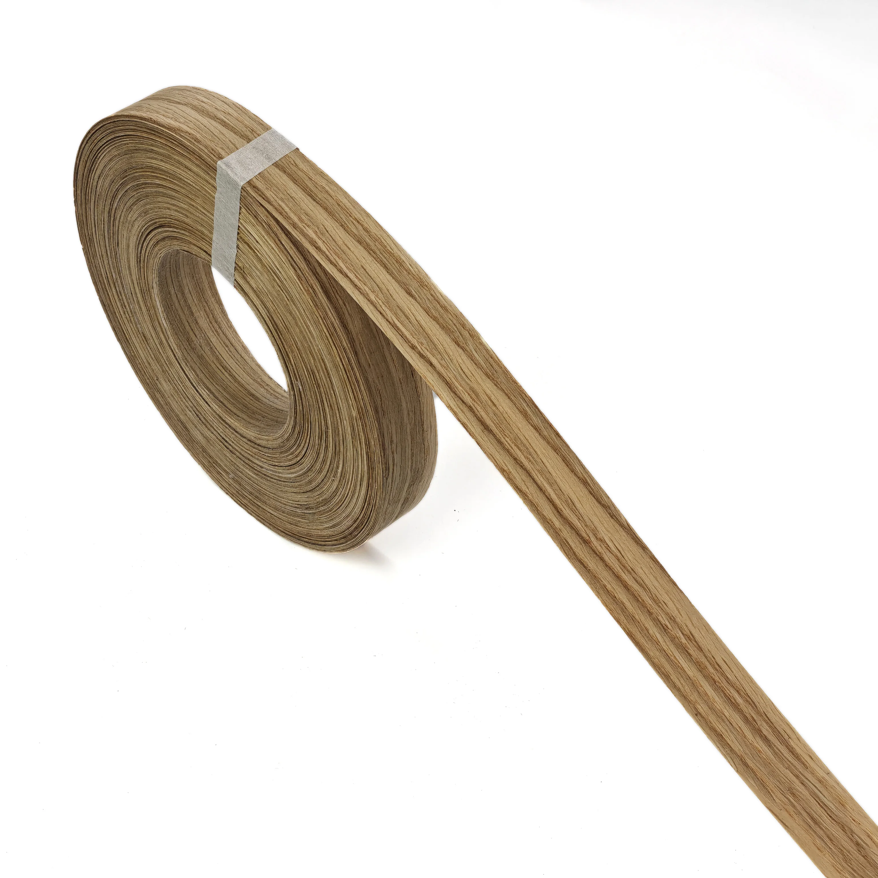 Natural White Oak Edge Banding 0.5mmx25mmx5000mm Eco-Friendly Wood Veneer Trim for Furniture