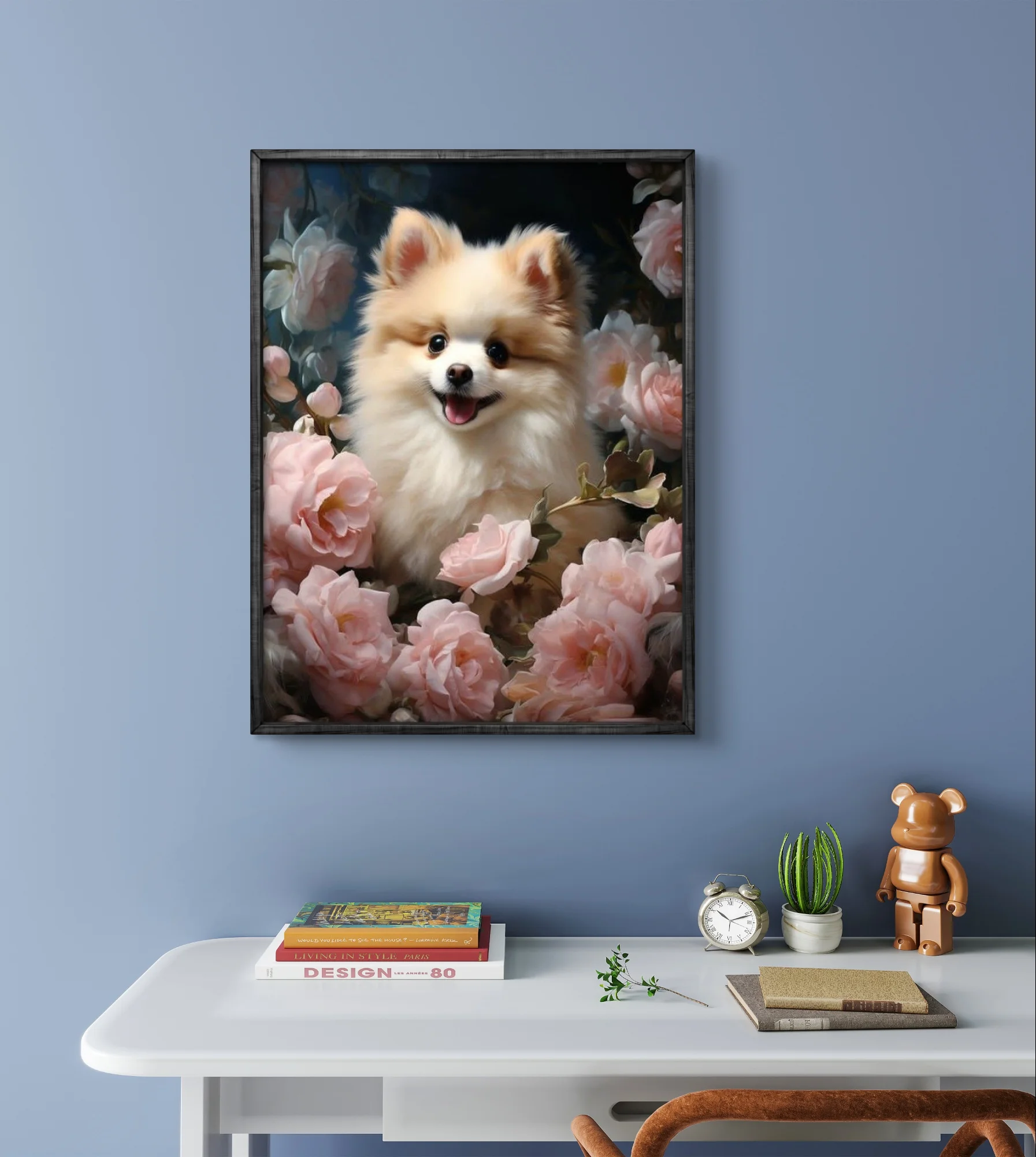 New Fun Pomeranian Diamond Painting Kit Cute Pets Dog DIY Diamond Embroidery Cross Stitch Art Mosaic Home Decor Kids Gift