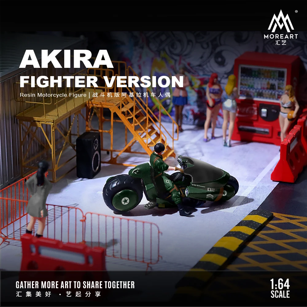 MoreArt 1/64 Akira Motorcycle Teen Motorcycle Ninja resin model