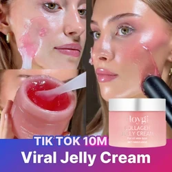 100g Jelly Face Cream Collagen Soft SPA Nourishing Moisturize Face Shrinks Pores Remove Comedones Jelly Essence Korean Skin Care