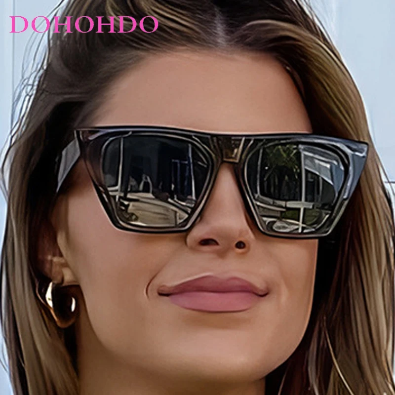 

Sun Glasses For Men Vintage Cat Eye Sunglasses Women Trendy Big Frame Eyewear Female Brand Designer Retro Driving Shades UV400