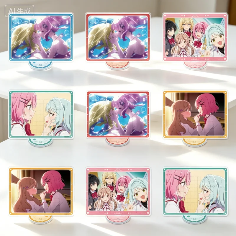 There's No Freaking Way I'll be Your Lover! Unless... Cosplay 15cm Keychain Acrylic Stand Desktop Ornament Exquisite Products