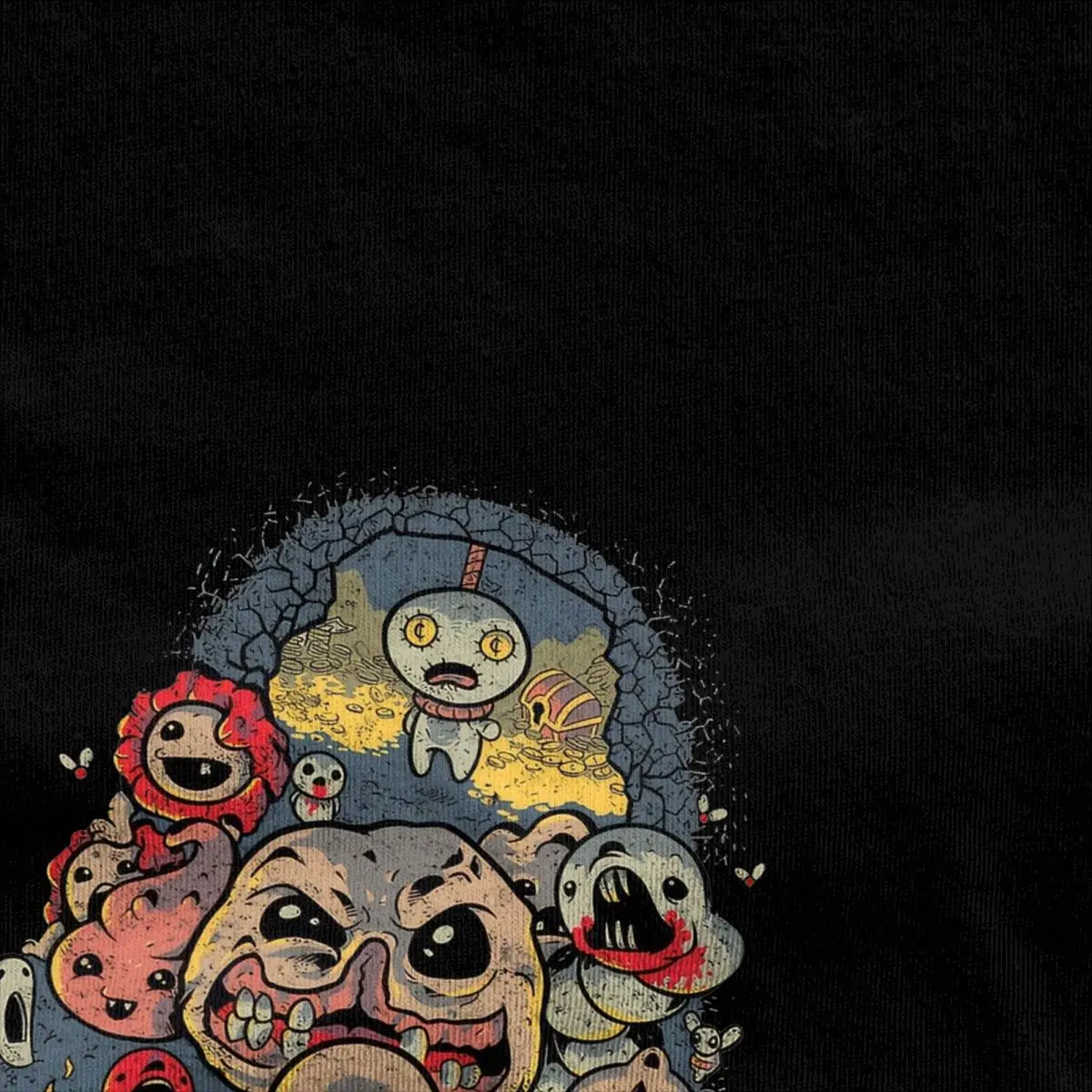 The Binding Of Isaac Gaming T Shirts for Men Women Cotton Leisure T-Shirt Crewneck Tees Short Sleeve Tops Plus Size