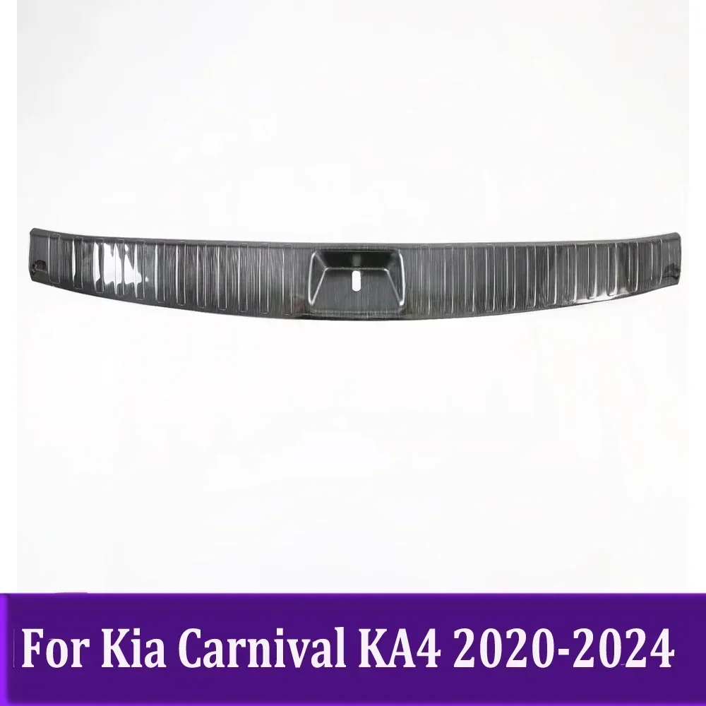 

Inner Rear Bumper Pad Protector Trim Tail Trunk Scuff Plate Cover For Kia Carnival KA4 2020 2021 2022 2023 2024