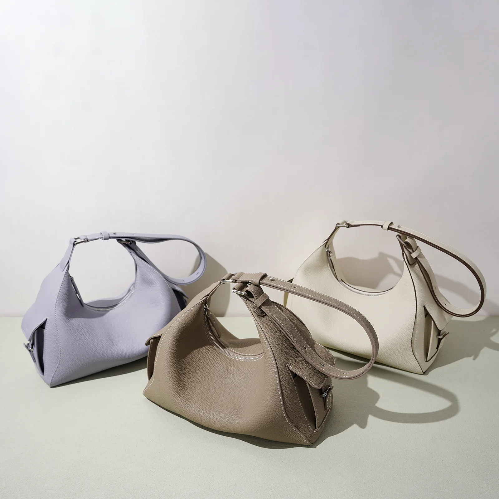 

Модные женские сумки-хобо из натуральной кожи, большие сумки через плечо, люксовые дизайнерские сумки-кроссбоди, новинка 2026 года