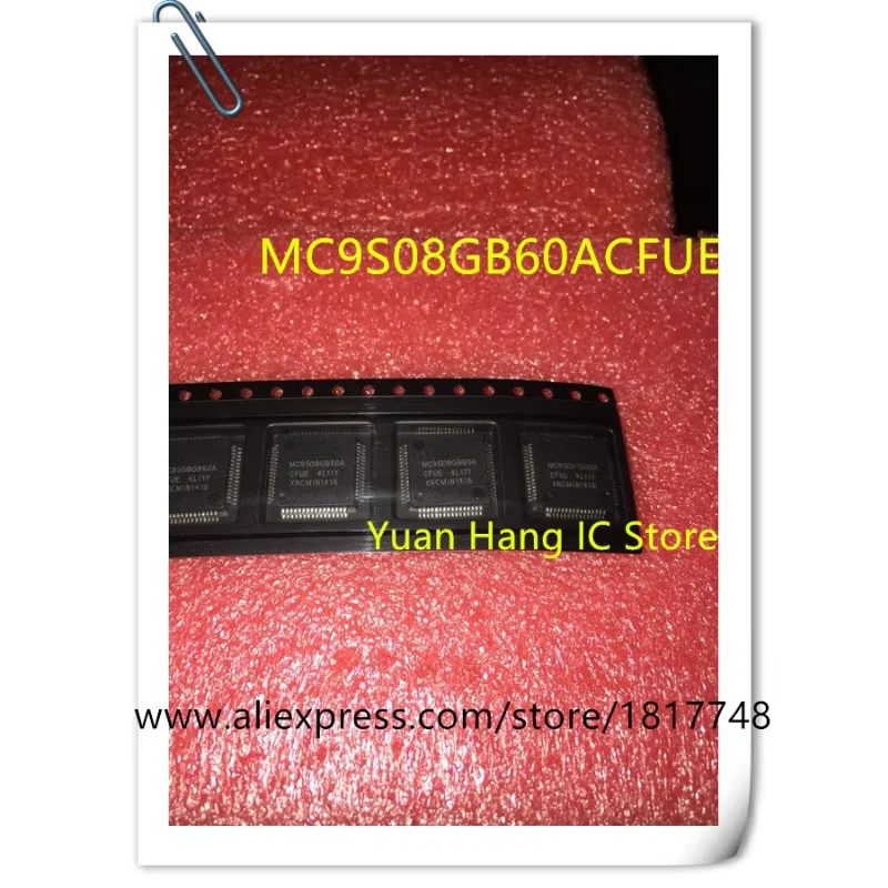 10PCS/LOT MC9S08GB60ACFUE MC9S08GB60A CFUE MC9S08GB60 TQFP-64 NEW