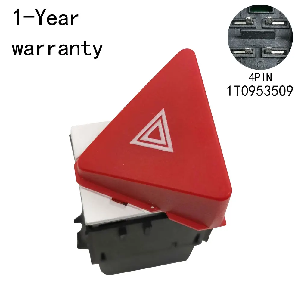 

Flashing warning light Warning Hazard Light Emergency Button Switch relay 1T0953509 1T0 953 509 1T0953509B for VW CADDY Touran
