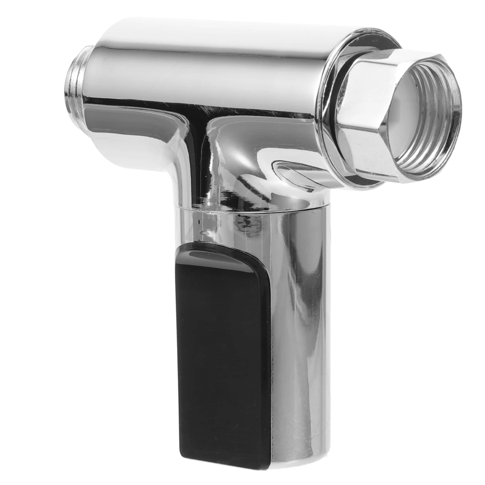 

Thermometer Real Time LED Display Shower Temperature Gauge Home Bath Silver Temp Meter Compatible Most Pipes