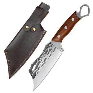 Máy cắt thép không gỉ bằng thép không gỉ, máy cắt cá, dao nhà bếp nhỏ với cáp gỗ, 9.7 6 Caidao bán hàng chính - №6