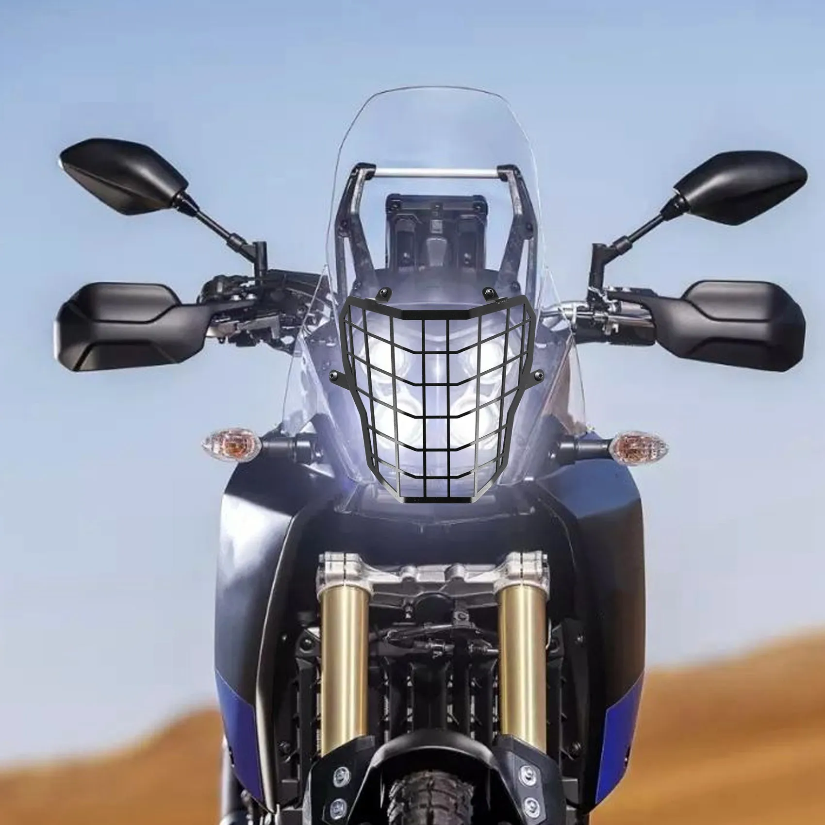 Совместимая защитная решетка для фары мотоцикла для XT 660 Z XT660Z 2007-2017