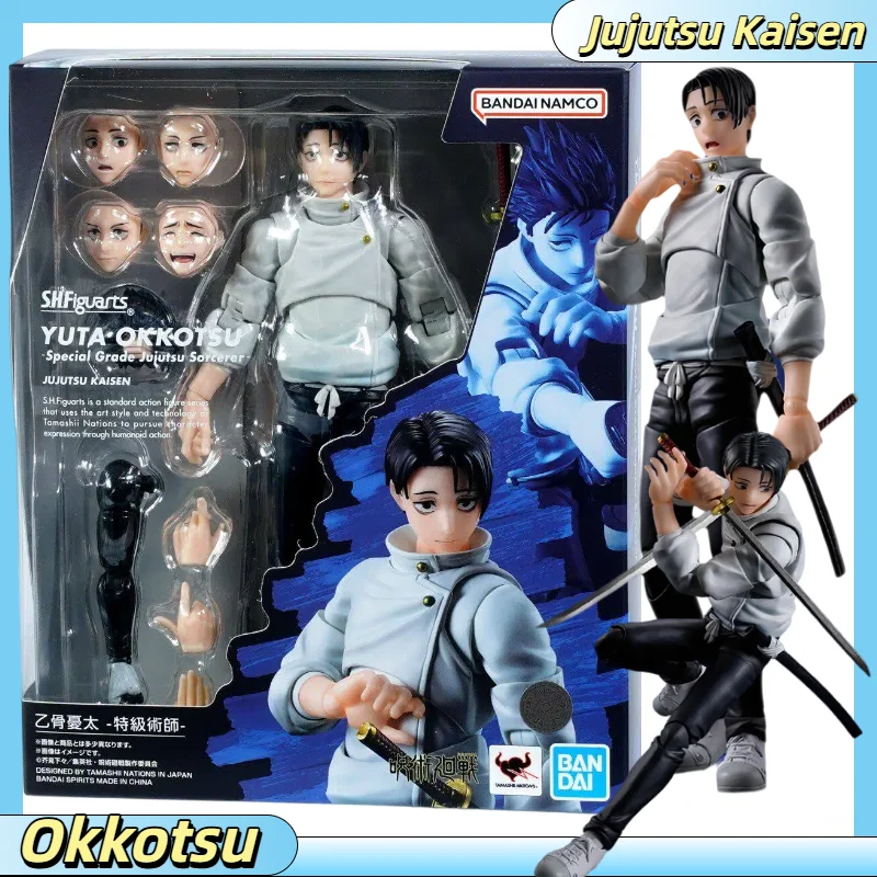 

Bandai SHF Jujutsu Kaisen Okkotsu Yuta Action Handmade Model Anime Peripheral Super Craftsman Fan Collection Model Toy