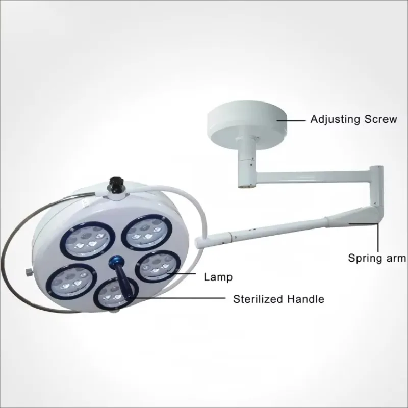 Veterinary Surgical LED Shadow-free Lighting Manual Plastic 7W Electric Power Source Shadowless Lamps e