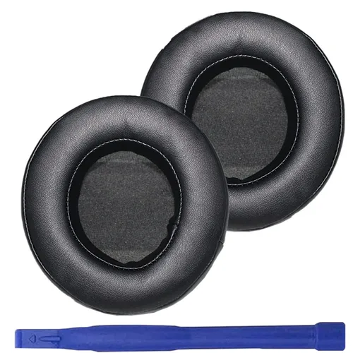 Imagen 2 del producto Recambio de almohadillas de terciopelo para auriculares AKG K52 K72 K92 K240, almohadillas de espuma, color negro y gris, 1 par
