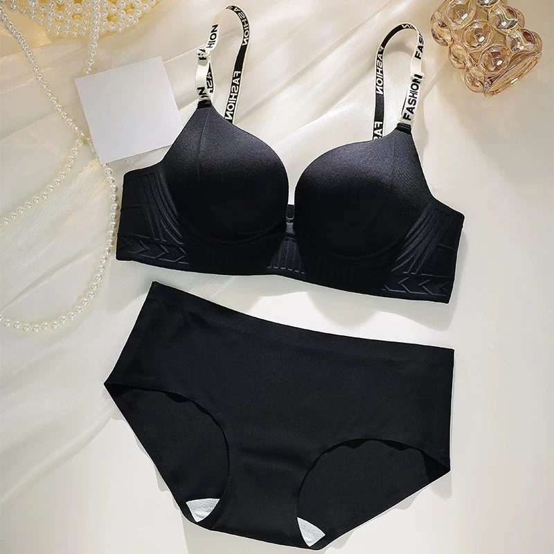 Women Seamless Half Cup Bra Wireless Soft Support Small Bust Push Up Anti Sagging Brassiere Side Fat Collection Underwear 32-38