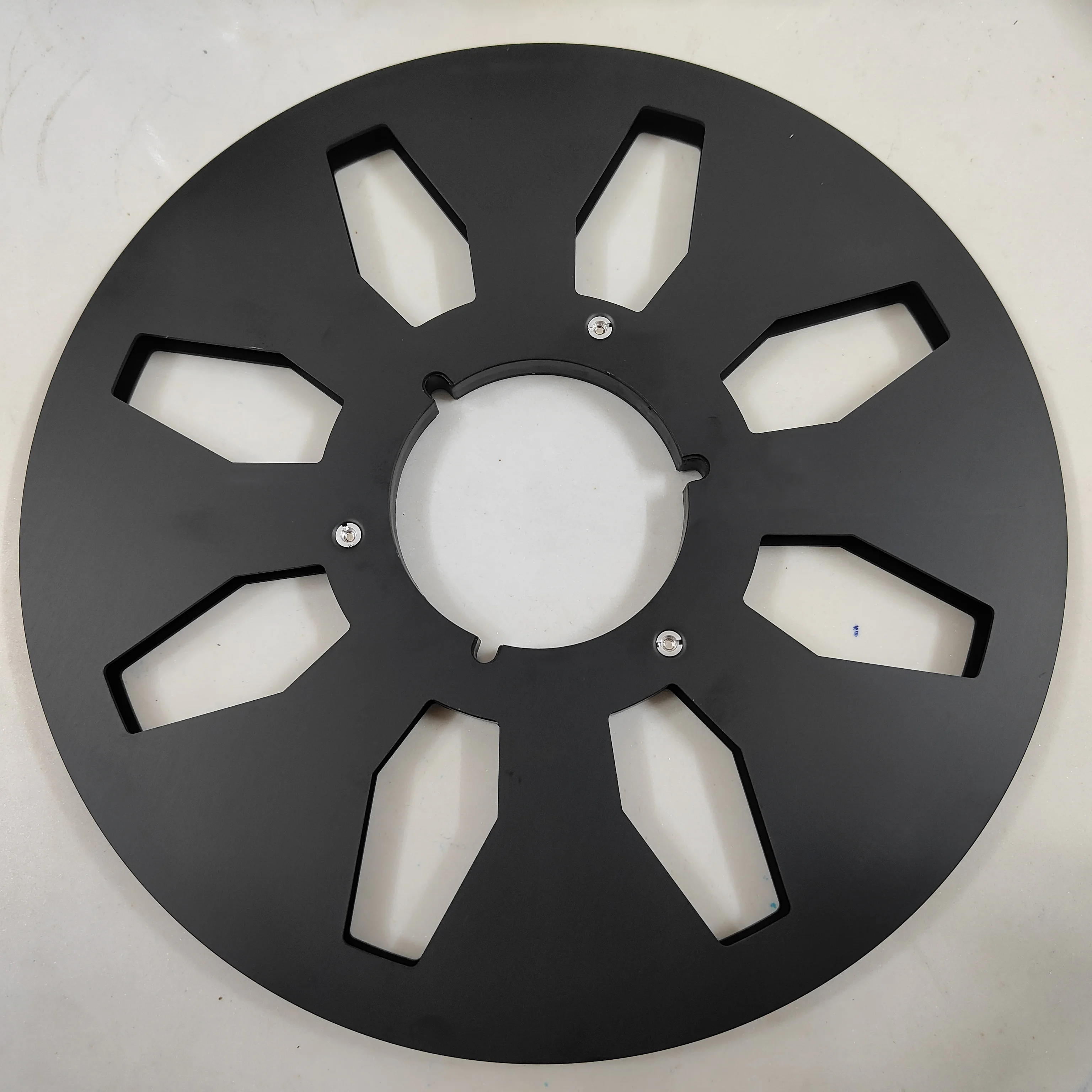 10 "X 1⁄4" بوصة شريط فارغ بكرة Nab Hub بكرة إلى بكرة مسجلات ملحق أجزاء آلة فتح القرص الألومنيوم الفارغة