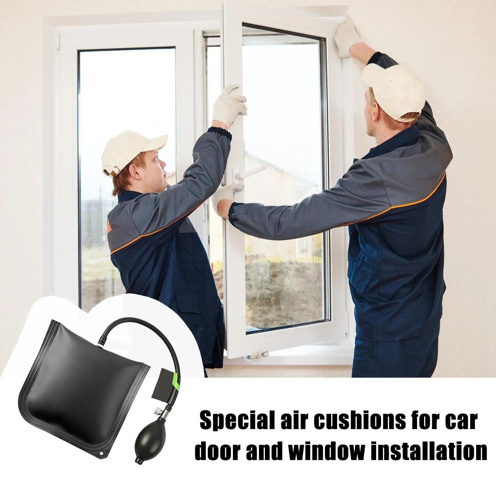 Air Wedge Pump Air Pump Shim Bag For Installation Car Door Repair Shim For Window Frame Panel Home Garage Parking Lot Road