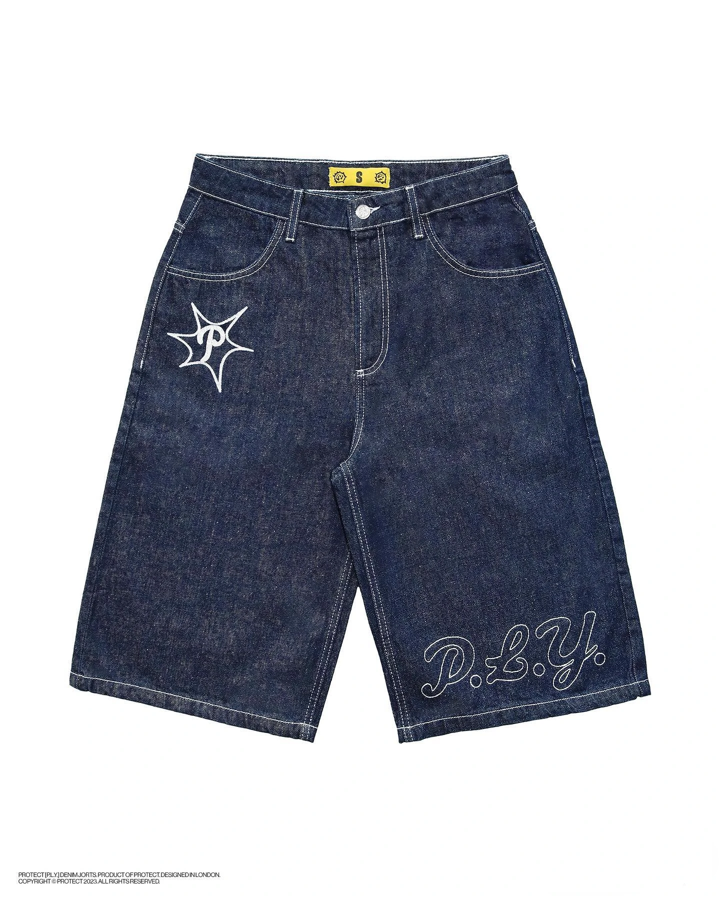 Y2k Shorts Harajuku Hip Hop Denim Embroidery Graphics Baggy Gym Shorts Men Women 2023 Summer New Gothic Men Basketball Shorts