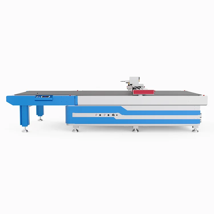 China Factory Computer Controlled Automatic Upholstery Fabric Textile Cnc Round Knife Cutting Machine in Cloth Cutting Machines