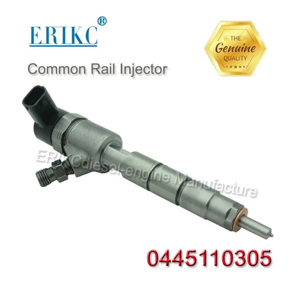 

ERIKC 0 445 110 305 Diesel Injection 0445110305 Auto Engine Spare Part 6sl Fuel Injector 0445 110 305 for Kobelco JMC 4JB1 TC