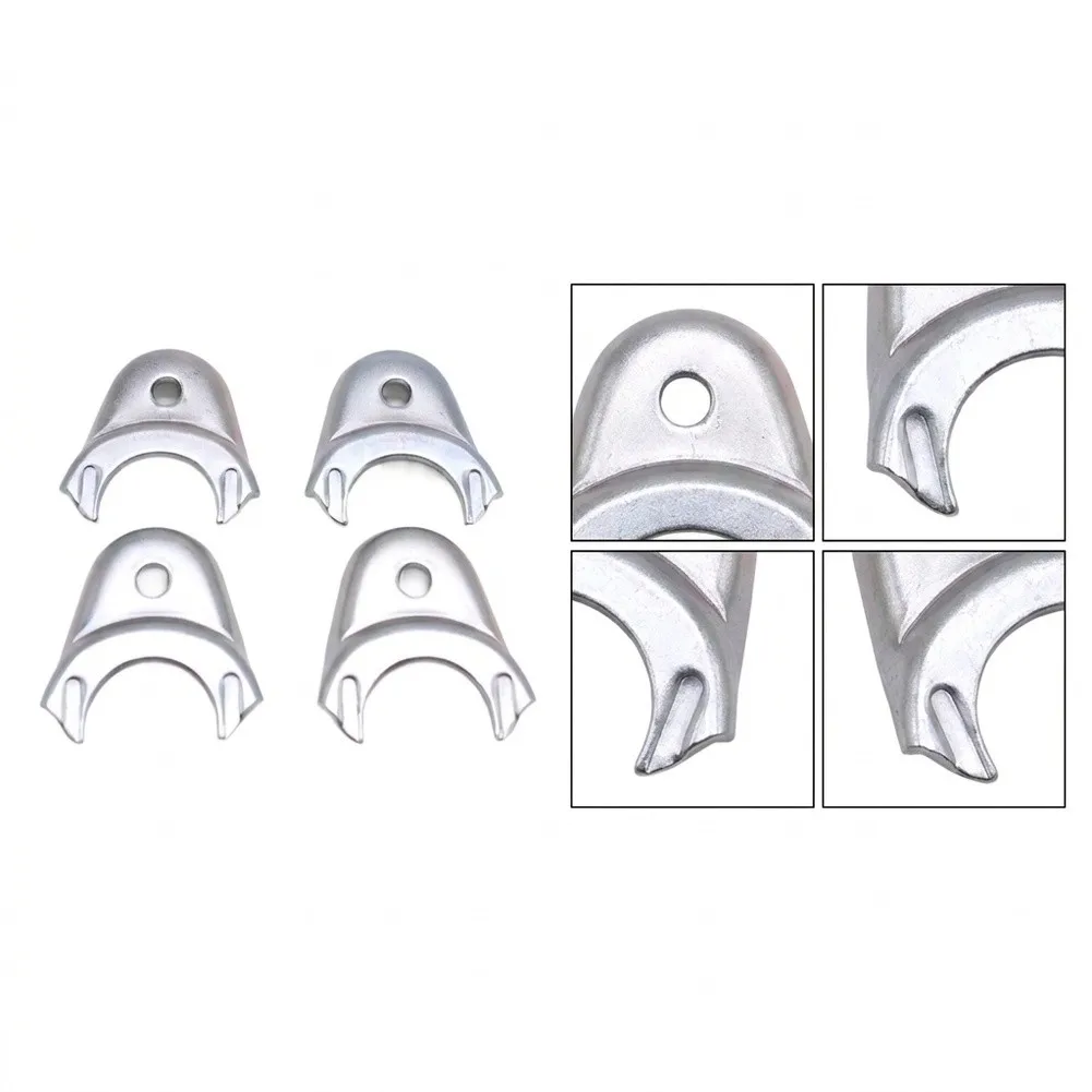 For Land Rover For Defender Series 2 Series 3 Roof Mounting Clip 4Pcs Silver Metal Hood Canvas Clamp Set 304301