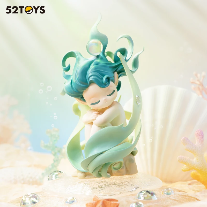 52TOYS Blind Box Sleep Fairy of Sea 1PC Cute Figure Collectible Toy Desktop Decoration Gift for Birthday Party