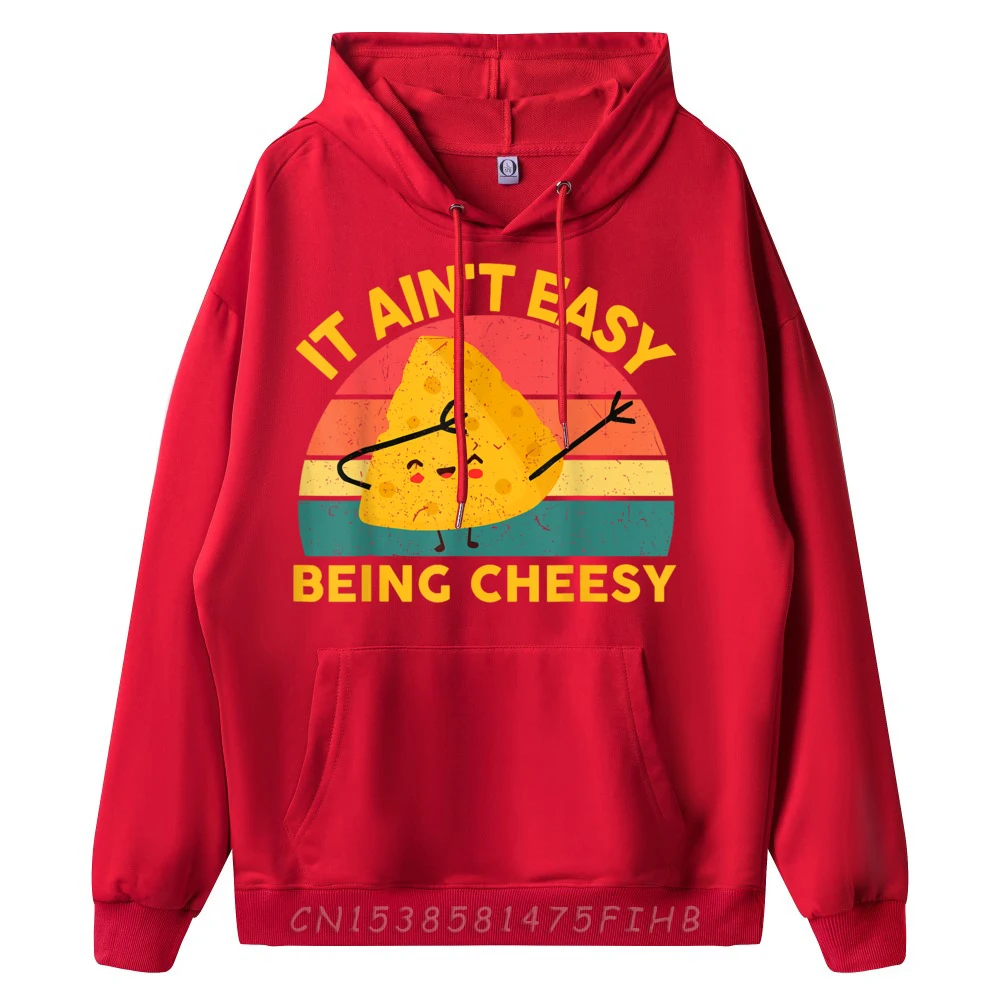 Funny Cheese It Aint Easy Being Geek Hoodies Round Neck Woman Hoodies Long Sleeve Christmas Geek Hoodies