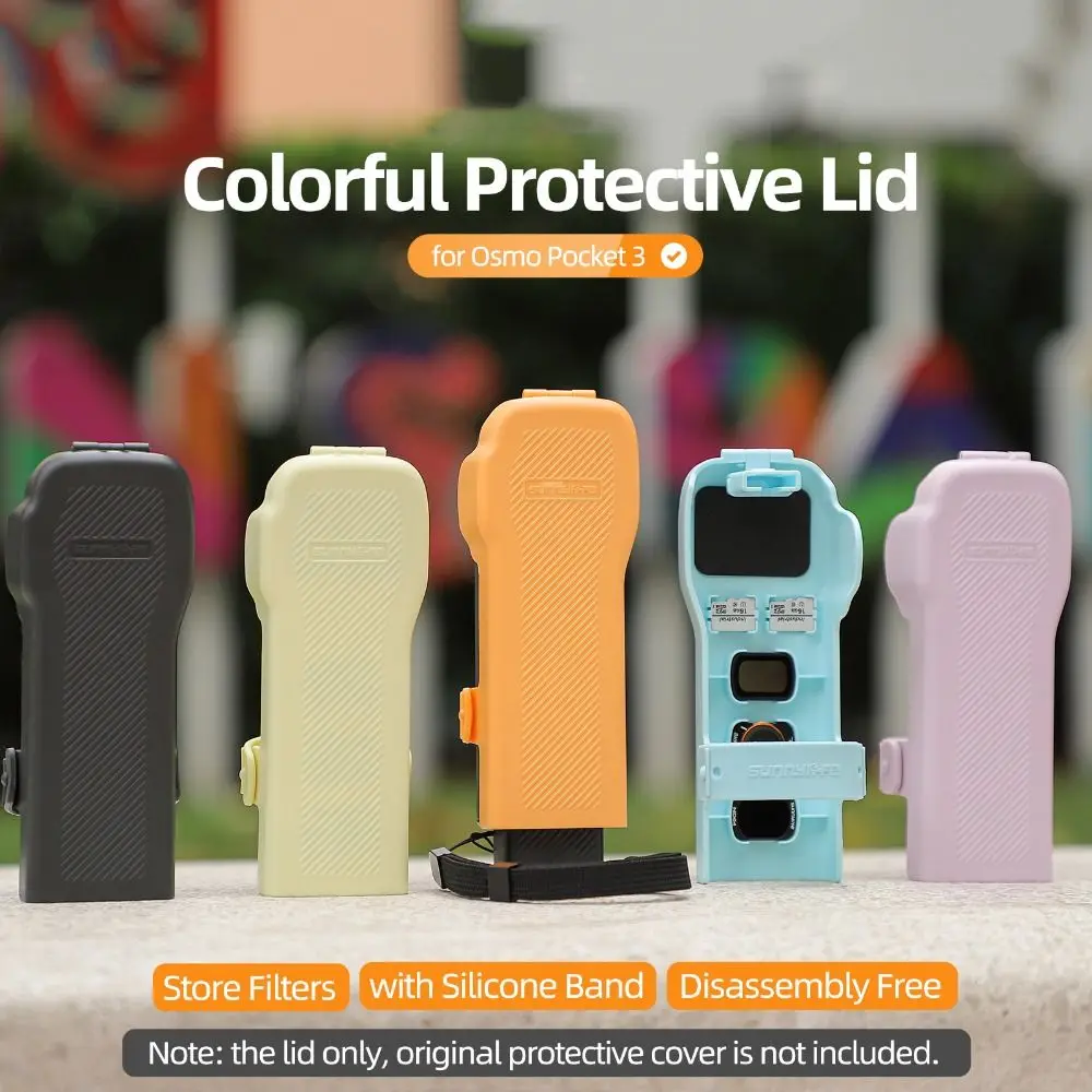 

Anti-fall Protective Lid Quick Release Full Coverage Camera Screen Protector with Lanyard Flip Upper Cover for DJI Osmo Pocket 3