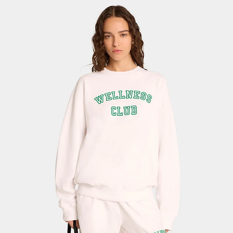 เสื้อสเวตเชิ้ตลายตัวอักษร Fce สำหรับผู้หญิง สไตล์ลำลอง สตรีทแฟชั่น แขนยาว คอกลม รุ่นใหม่ล่าสุดประจำฤดูใบไม้ร่วงและฤดูหนาว จากอเมริกาเหนือ