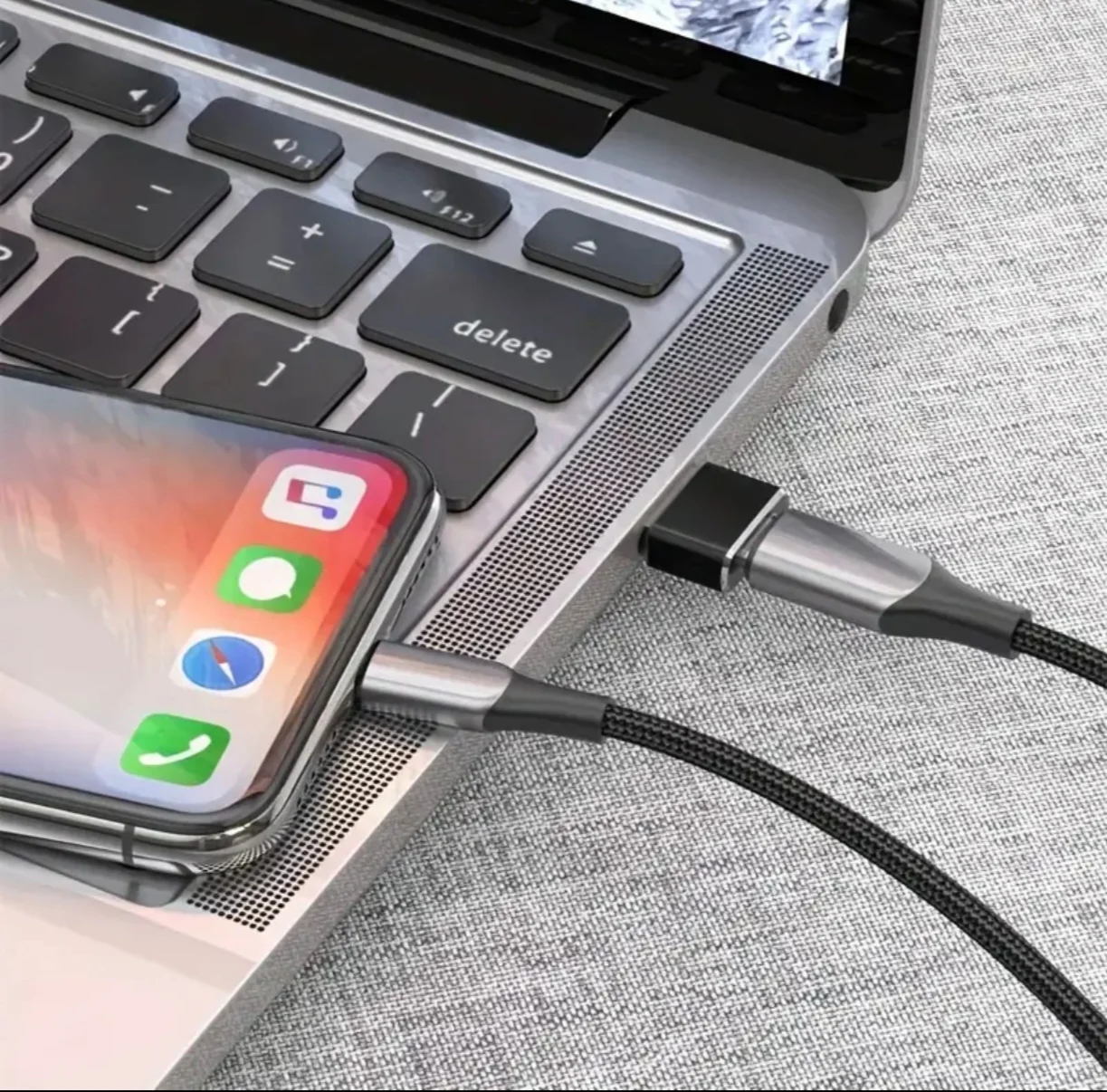 2.0 Type-C OTG USB zu USB-C Adapter Langlebige Metallkonstruktion Universelle Kompatibilität für iPhone iPad Samsung S23 IWatch AirPods – Detail 6