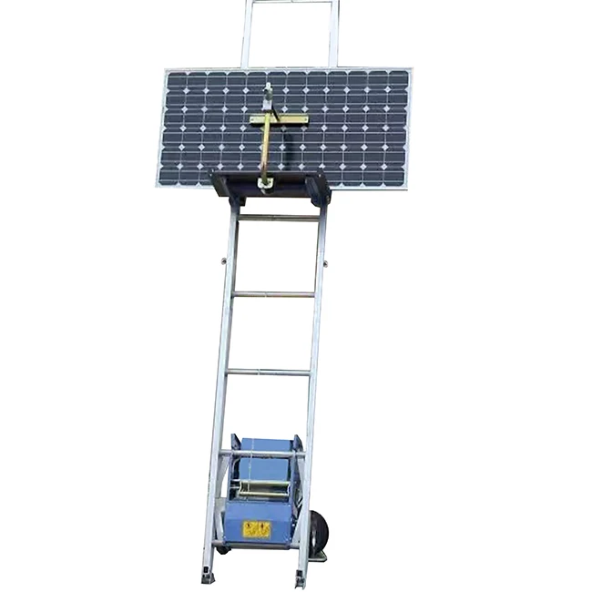 2 Safety And Quickly Assemble Inst Solar Panel Lifter  Warehouse Construction Elevator Ladder Lift