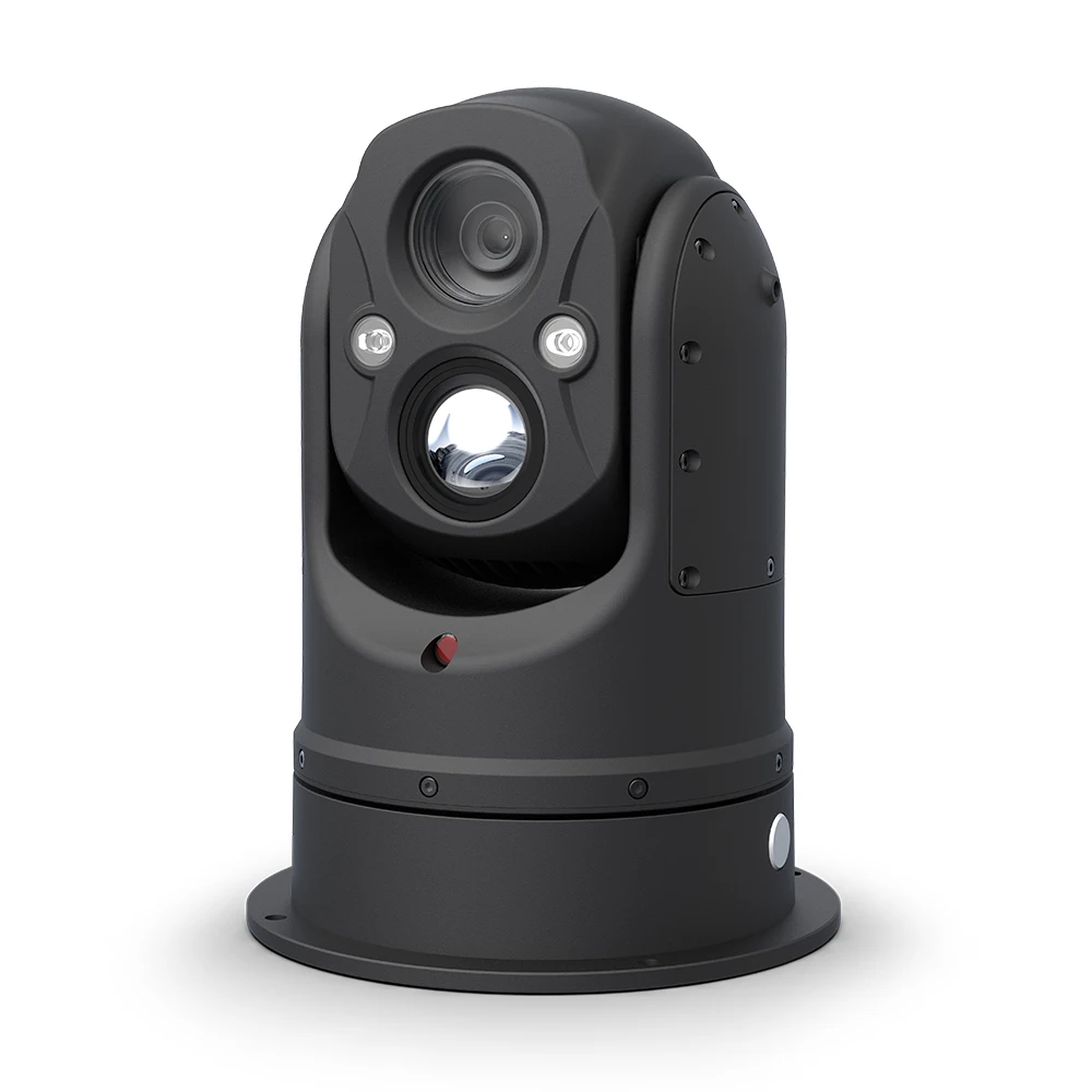 Vehicle Mounted Thermal PTZ Camera  30x 30mm Fixed Lens 640*512  4G Wifi Two-way Audio Night Vision IP67 Waterproof