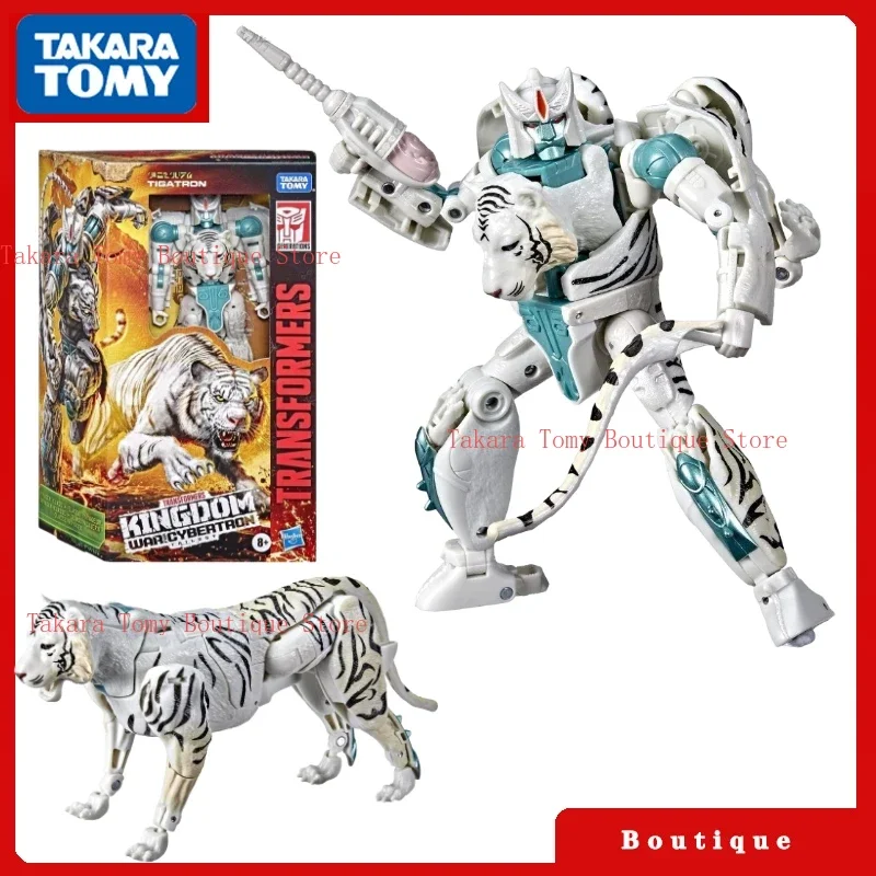 In Stock Takara Tomy Transformers Toys War for Cybertron:Kingdom WFC-K35 Tigatron Action Figures Autobots Hobbies Collectible