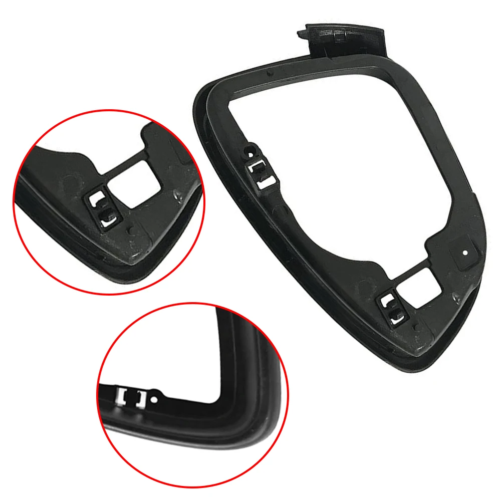 Marco de carcasa de espejo lateral brillante para coche, accesorios embellecedores para VW Jetta 6 MK6 Passat B7 CC Beetle Scirocco