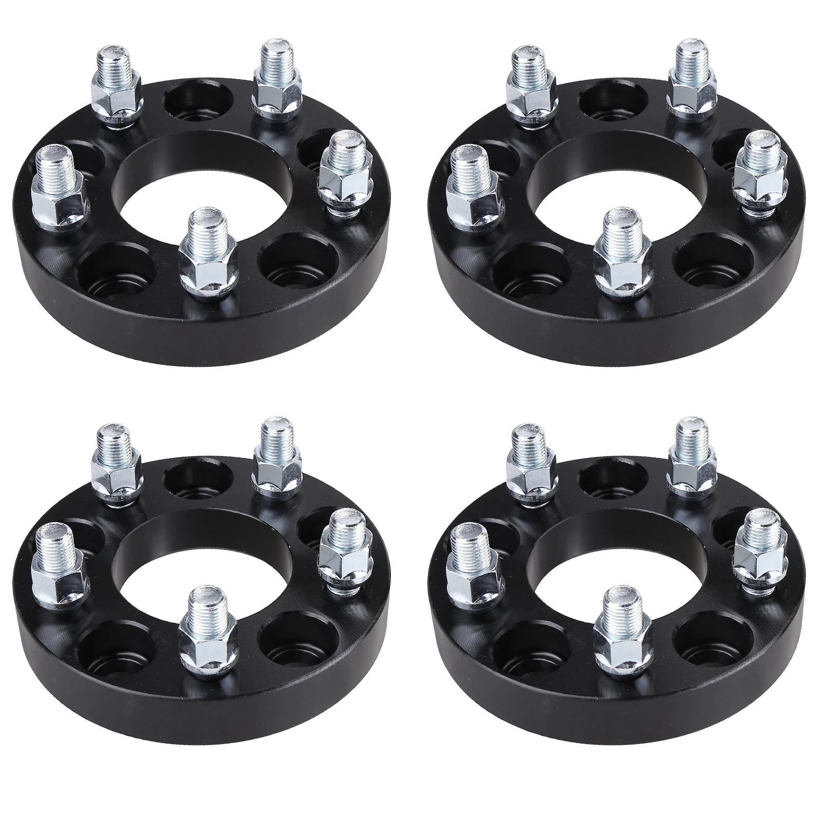 

For Dodge Charger SRT SRX Challenger 4Pcs 1inch 5x4.5inch Flange Hubcentric Wheel Spacers with M14x1.5 Studs 71.5mm Bore