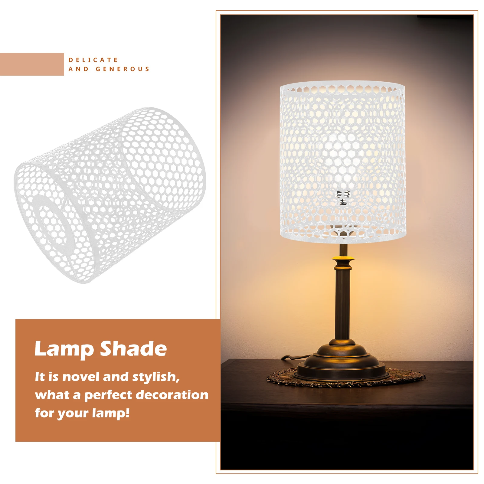 

Modern Simple Lampshade Lampshade Cover Cover Dust Protective Light Shells Decor Kitchen Bedroom Bar Club Party DIY
