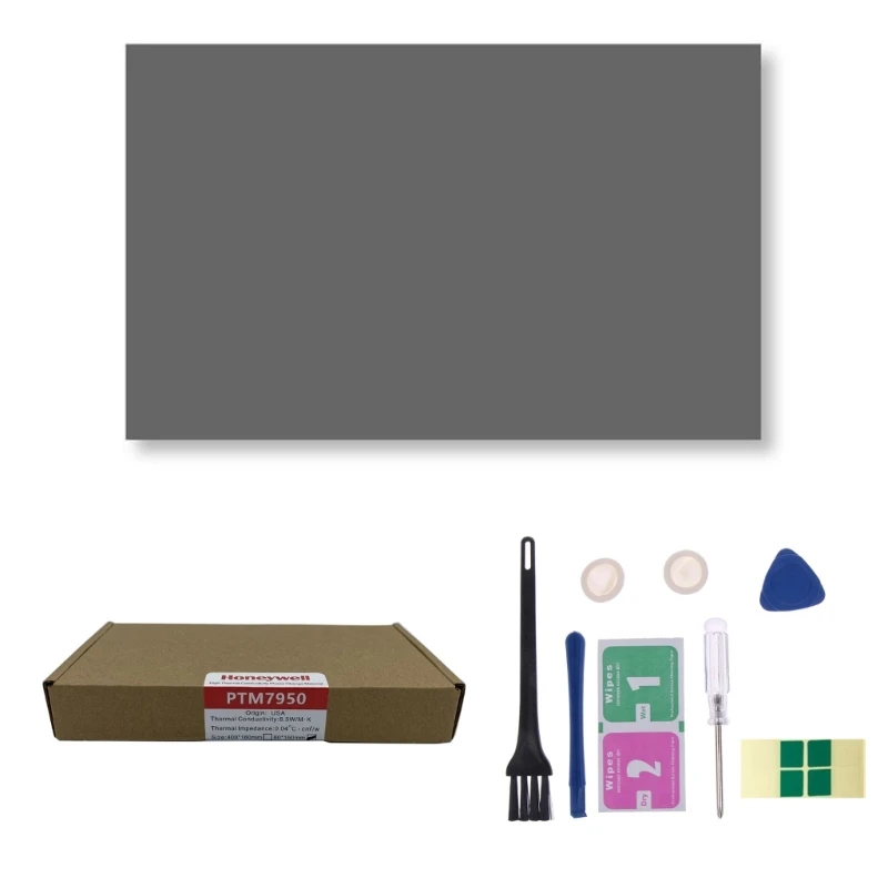 Honeywell- PTM7950 Thermal Pad,Laptop CPU Graphics Card GPU Phase-change Cooling Silicone Grease Pad Gasket Dropship