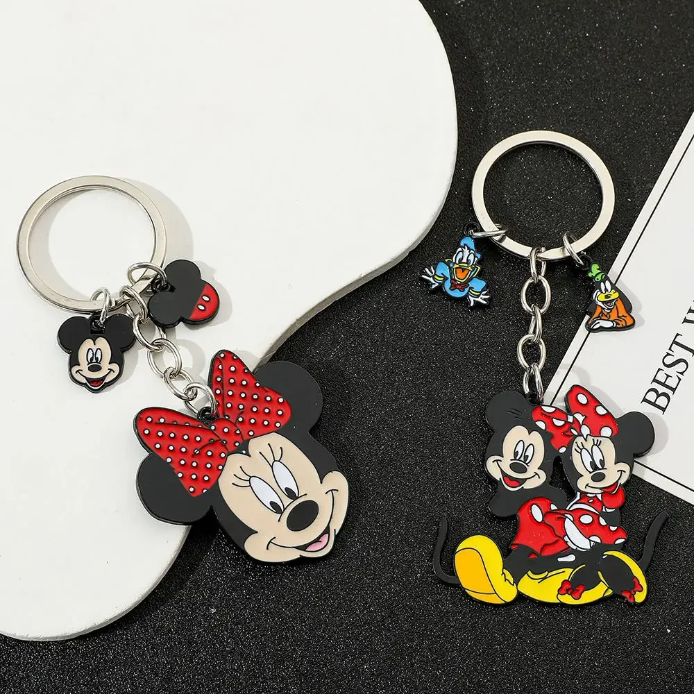 Disney-Pendentif Minnie Cute Anime Characters, Interface Alloy, Continent Chain, Creative Kawaii, Girly Coussins, Couple Accessrespiration