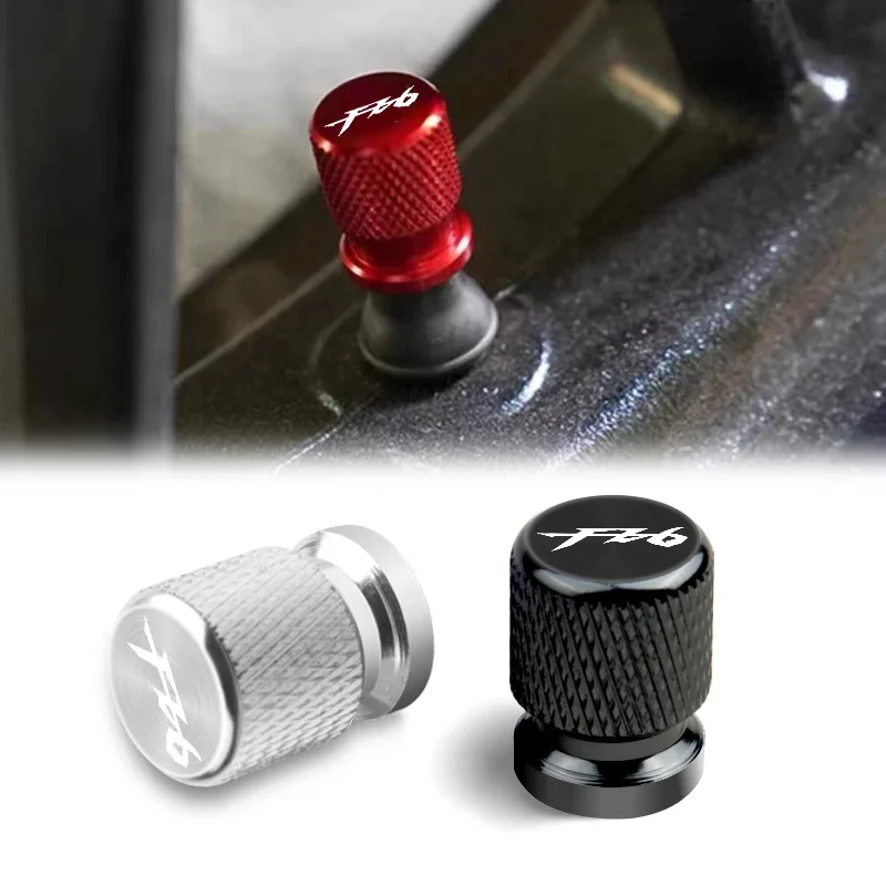 For YAHAMA FZ6 FAZER FZ6N FZ6R 2004 2005 2006 2 Pcs Motorcycle Accessories Aluminum Alloy Tire Valve Air Port Stem Cover Caps