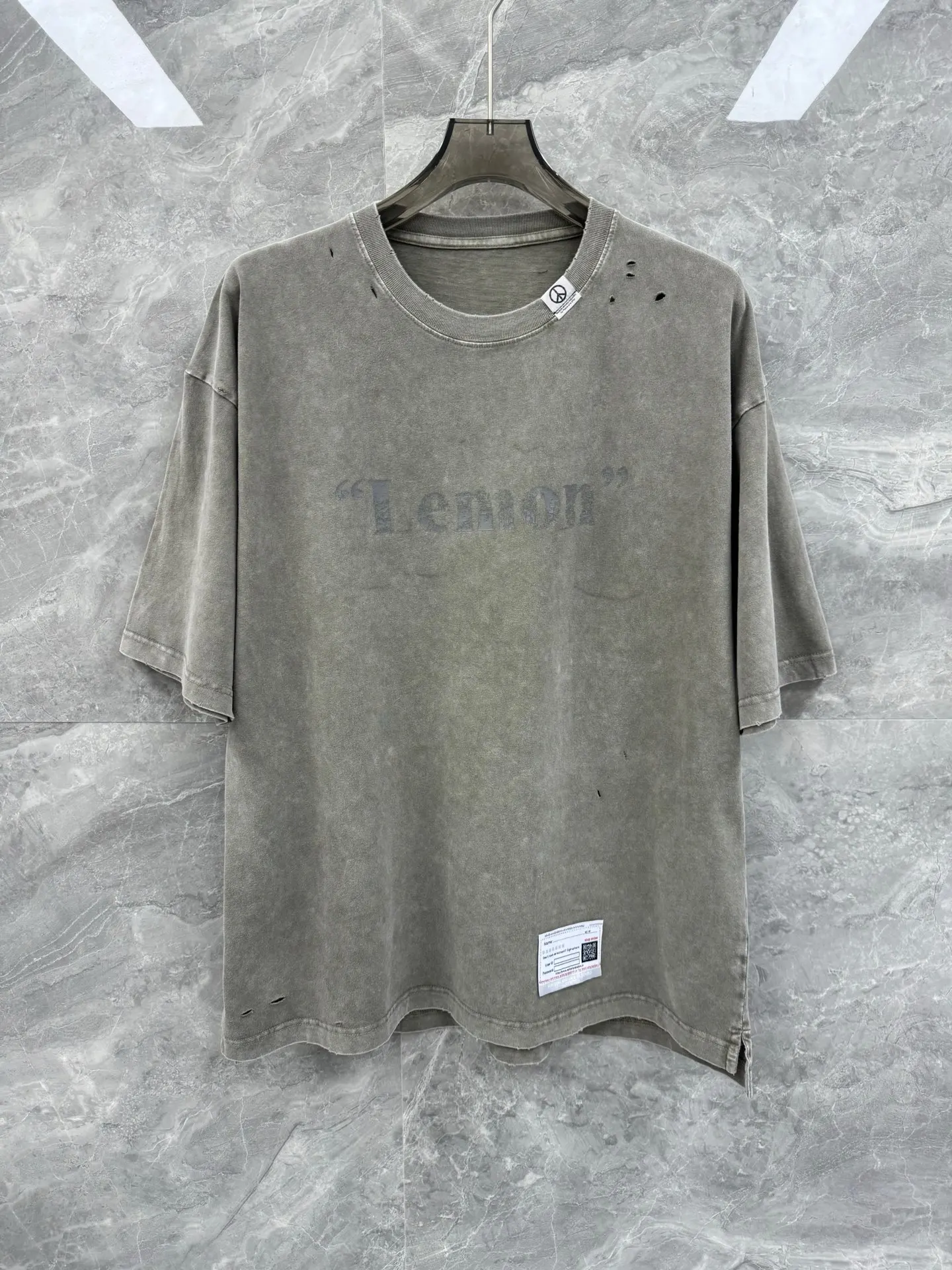 

25SS Hot Sale Japanese Men's Vintage Old Washed Retro Printed Short Sleeve T shirt Oversize Ropa Hombre
