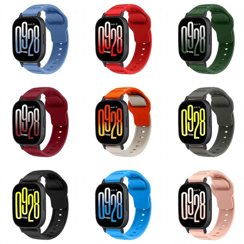 Спортивный силиконовый ремешок для Redmi Watch 5, активный браслет Xiaomi Watch S4 S3 S2, браслет для Redmi Watch 5 Lite, аксессуары, ремешок