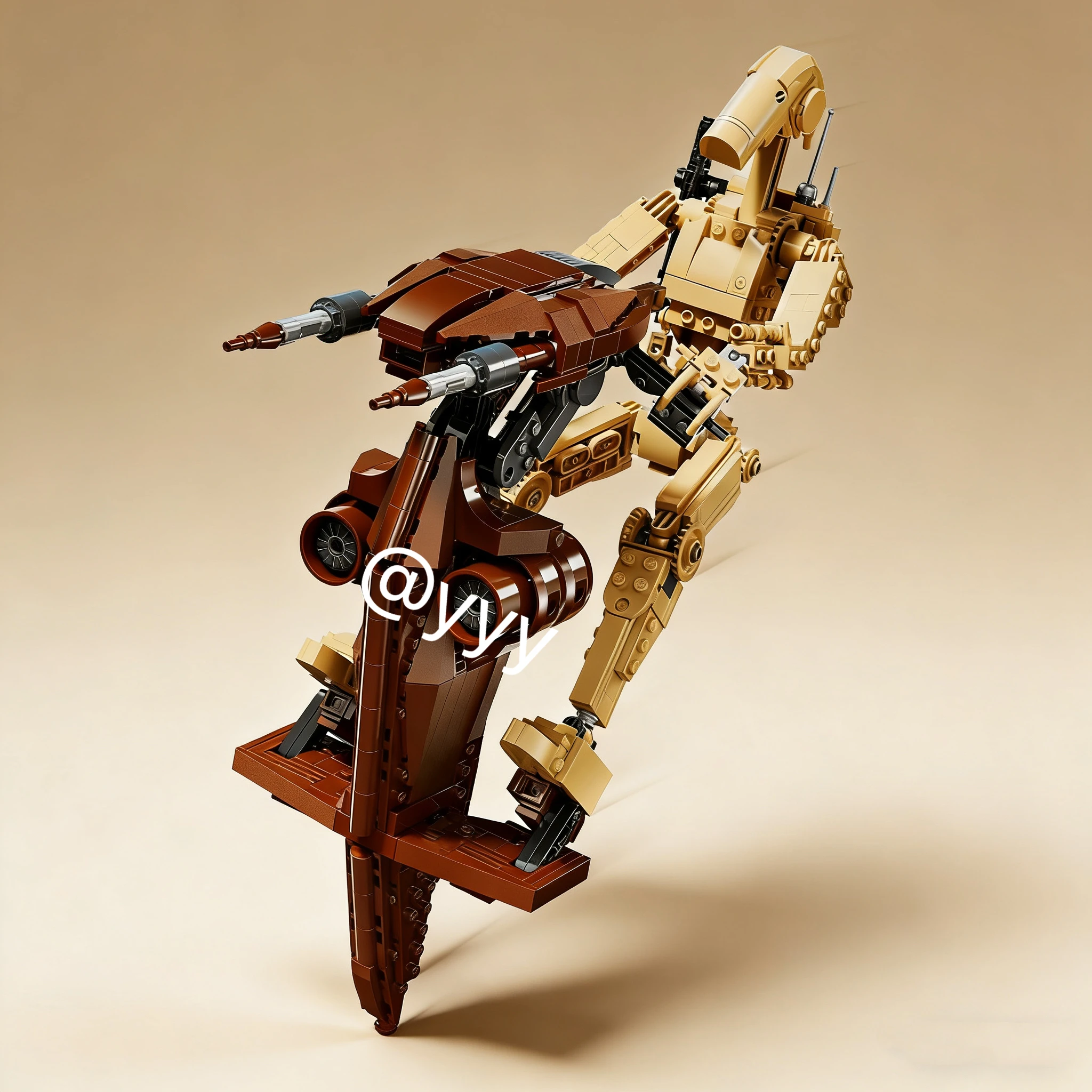 

New/STAP-equipped fighting robot assembly model building block toy collection decoration children adult birthday Christmas gift