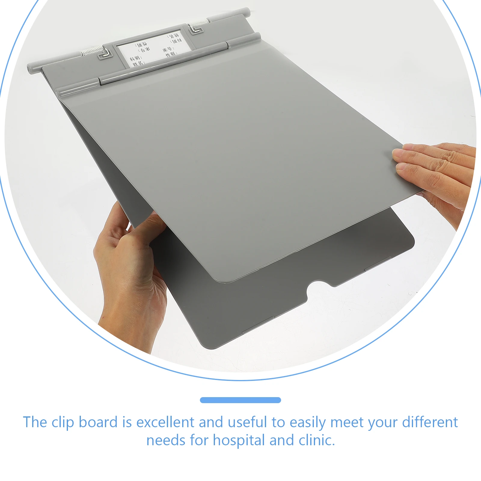 

Nursing Clipboard s ABS Material Hospital Use Recording Board Document Holder Smooth Writing Surface Plastic Case Folder