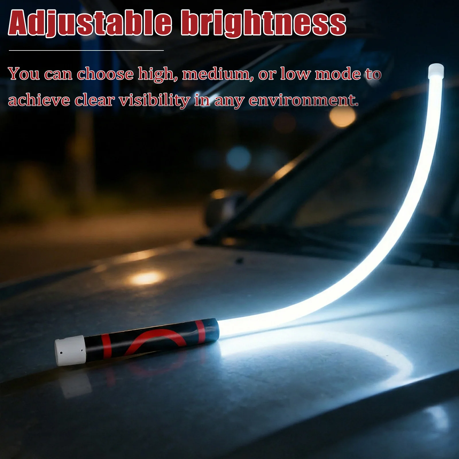 LED Work Lights 3 Brightness Modes Flexible LED Flashlight Stick with High Lumens for Car Repairs Inspections & Tight Spaces
