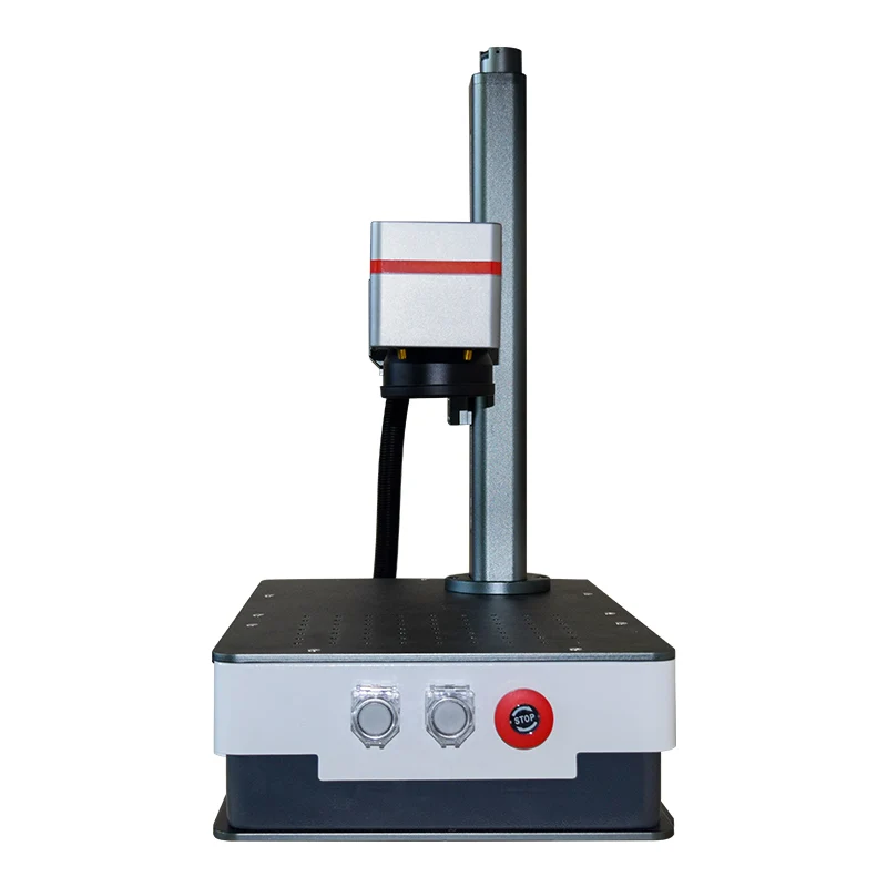 Mini Fiber Laser Marking Machine, 20W 30W Optional, Metal Engraving, Precision Laser Cutting All-in-One Equipment