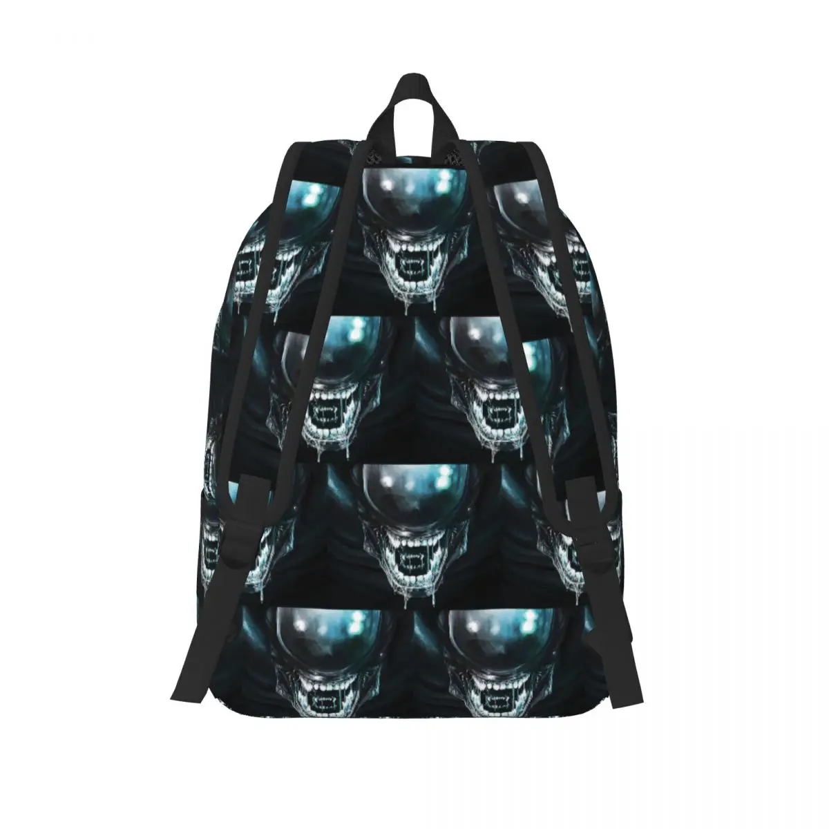 Xenomorph Alien Student Backpack School Bag Hiking Travel Daypack for Boys Girls Fashion Bookbag Shoulder Bags