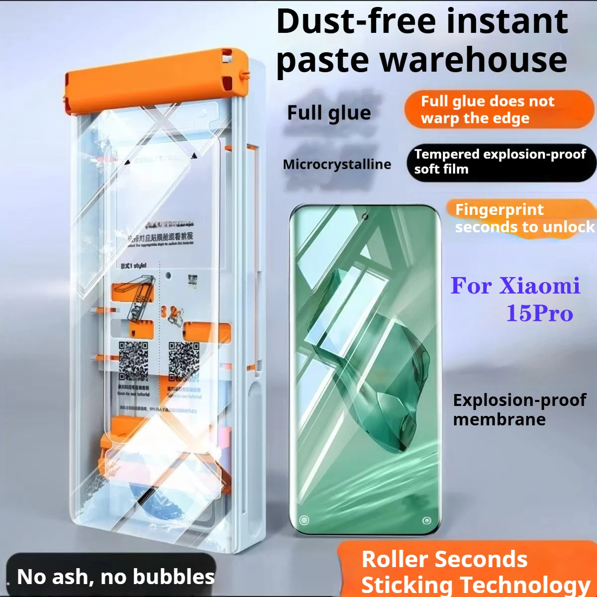 

Xiaomi15Ultra Roller Second Stickers Curved Screen Protector For Xiaomi 15Pro Ceramic Film For Xiaomi15sPro Full Coverage