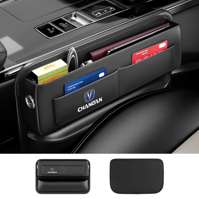 Multi-functional Car Seat Leather Storage Box Organiser Accessory For Changan CS75 CS35 CS15 CS95 RAETON CX70 CS55 EADO CX20